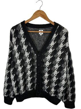 Polar Skate Co. Louis Houndstooth Cardigan Size 1